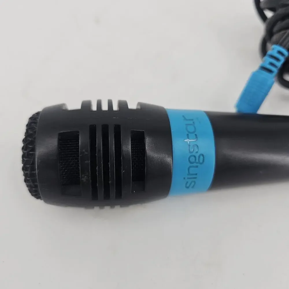 Singstar Sing It Microphone Mic Replacement Blue Playstation PS2 PS3 PS4